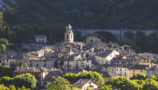 Vue du village d'Annot