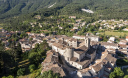 Vue du village d'Annot (04)