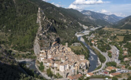 Vue aérienne Entrevaux